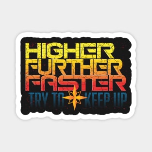 Higher further faster, superhero, comics, Magnet