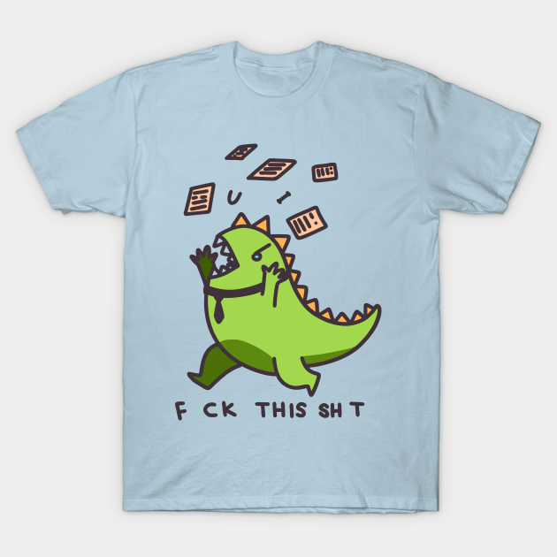 Discover Day Job Dinosaur - Dinosaur Funny - T-Shirt