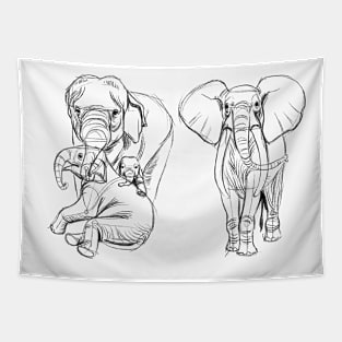 Elephant Tapestry