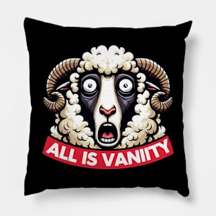 Ecclesiastes 1:14 All Is Vanity Pillow