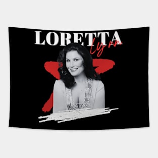 Loretta lynn 70s retro style Tapestry