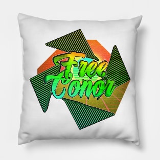 Free Conor: Irishwave Pillow