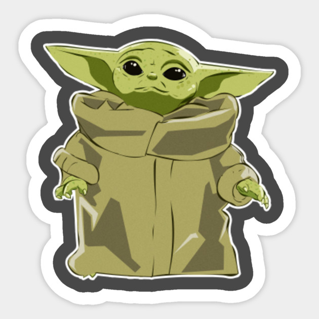 Baby Yoda The Mandalorian - Yoda - Sticker | TeePublic