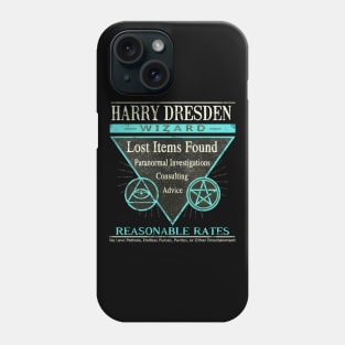 Harry Dresden - Wizard - Reasonable Rates Phone Case