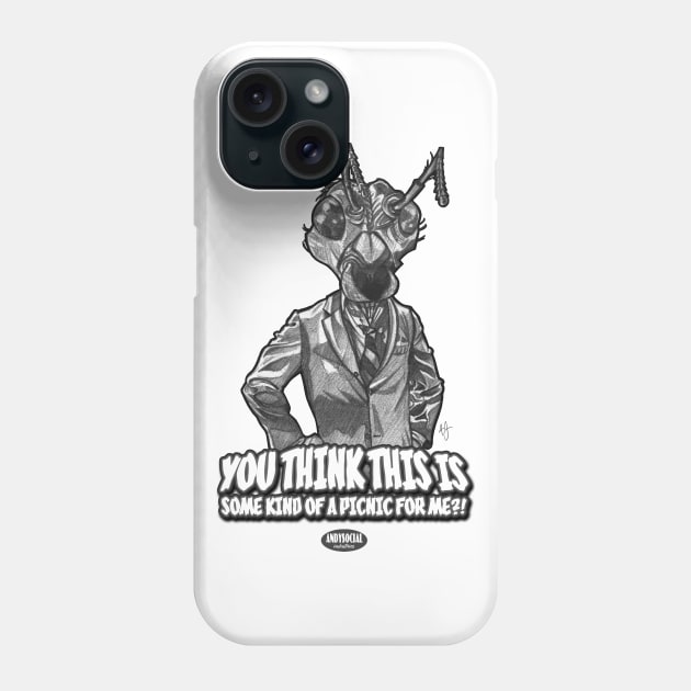 Mant Phone Case by AndysocialIndustries