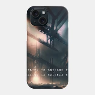 [AI Art] Reality is twisted too Phone Case