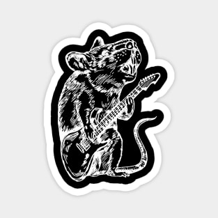 SEEMBO Mouse Playing Guitar Guitarist Musician Music Band Magnet