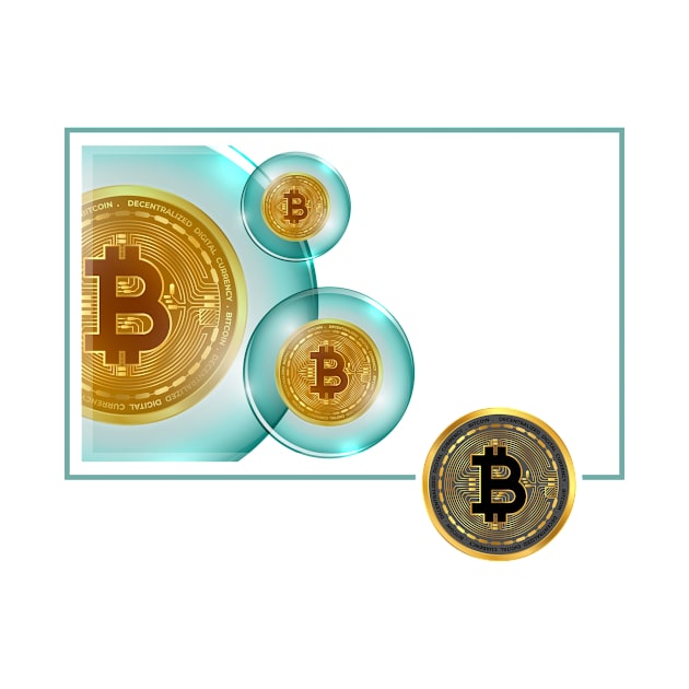 Bitcoin Bubbles by CryptoTextile