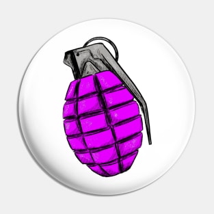 pink grenade. Pin