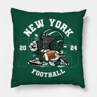 New York Football Pillow