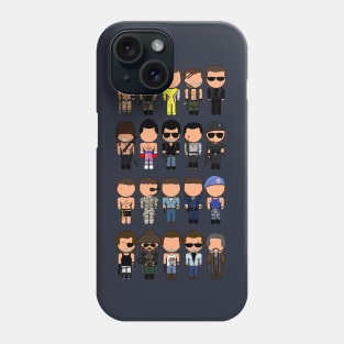 Action Tough Guy Movie Icons - "Vector-Eds" Phone Case