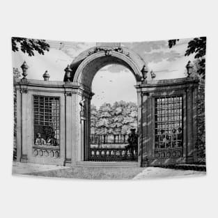 Gateway to the French Garden Tapestry