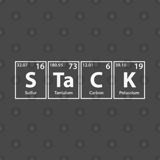 Stack (S-Ta-C-K) Periodic Elements Spelling by cerebrands