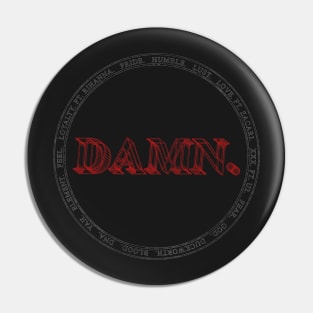 Kendrick Lamar DAMN. Album Pin