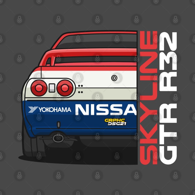 Nissan Skyline GTR R-32 Bathrust Livery B by grphc_dsg21