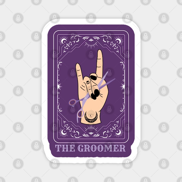 The Dog Groomer Magnet by DDT Shirts