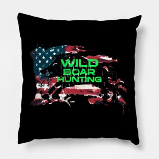 WILD BOAR HUNTING Pillow