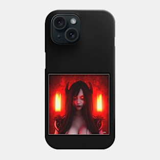 DEMON GIRL #10 (FRAMED) Phone Case