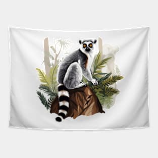 Adorable Lemur Tapestry