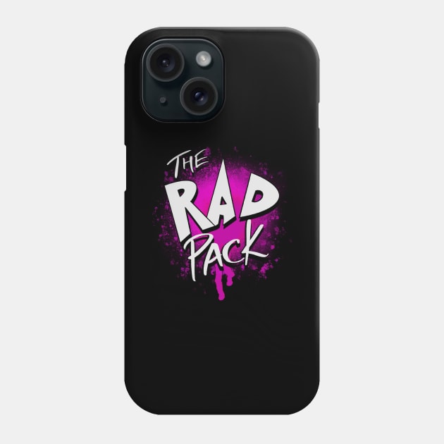 The Rad Pack Logo (Paint Pack) Phone Case by Born2BeRad