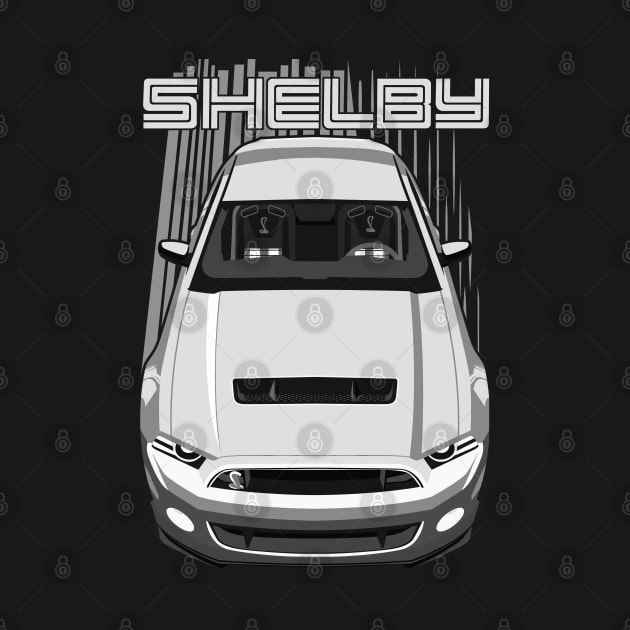 Shelby GT500 S197 - White/Silver by V8social