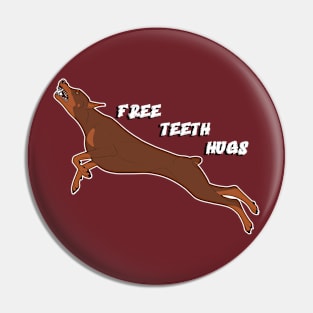 Free Teeth Hugs! V2 Pin