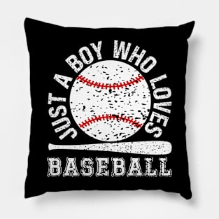 American Sport Fan Baseball Lover Boys Batter Baseball Pillow