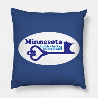 Minnesota Holds The Key To My Heart Pillow