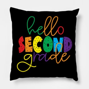 HELLO SECOND GRADE Pillow