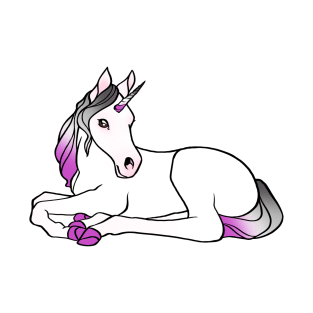 asexual pride unicorn foal T-Shirt