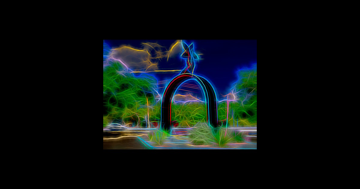 World's Largest Spur Dreamscape Worlds Largest Spur Sticker TeePublic