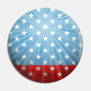 USA Independence Day Pin