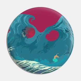 Ocean Wave Pin