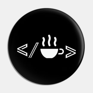 Coffee and Coding Pin