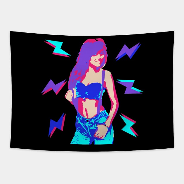 Saved by the Bell- Kelly Kapowski Tapestry by NickiPostsStuff