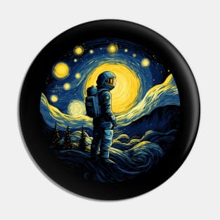 Astronaut Outer Space Gifts Men Kids Women Funny Space Pin