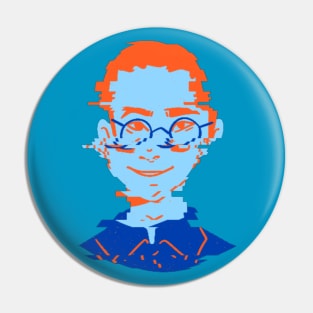 Max the Young Man Who Wear Glasses Pin