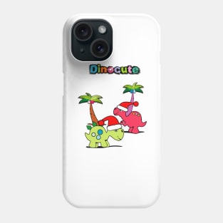 dinosaur celebrated christmas day Phone Case