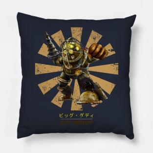 Big Daddy Retro Japanese Bioshock Pillow