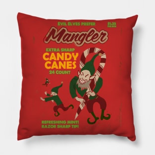 Mangler Elves Candy Canes Pillow