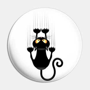 Black cat Pin