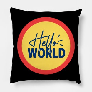 Hello World Pillow