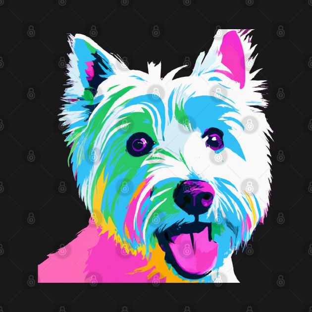 West Highland White Terrier Pop Art - Dog Lover Gifts by PawPopArt