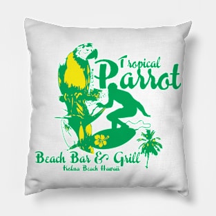 tropical parot summer Pillow