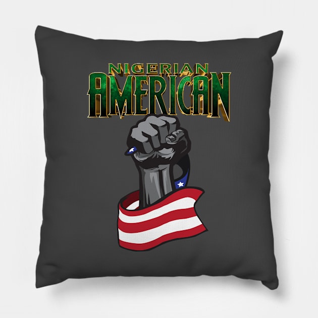 Nigerian American Pillow by UnOfficialThreads