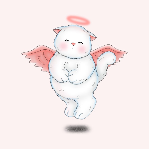 Cute Angelic Cat by Athikan