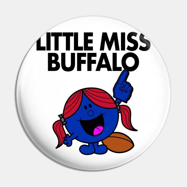 Little Miss Buffalo Pin by unsportsmanlikeconductco