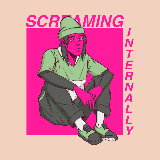 Screaming Internally by Jazzy Okami