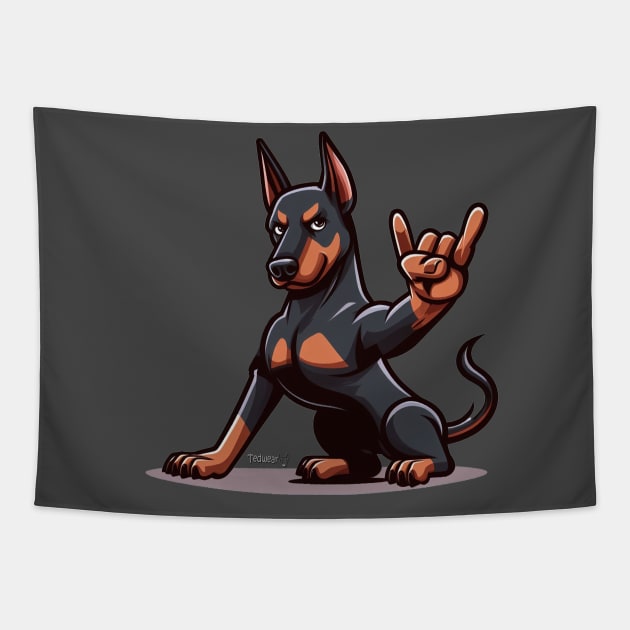 Rock Dobe Tapestry by Tedwear