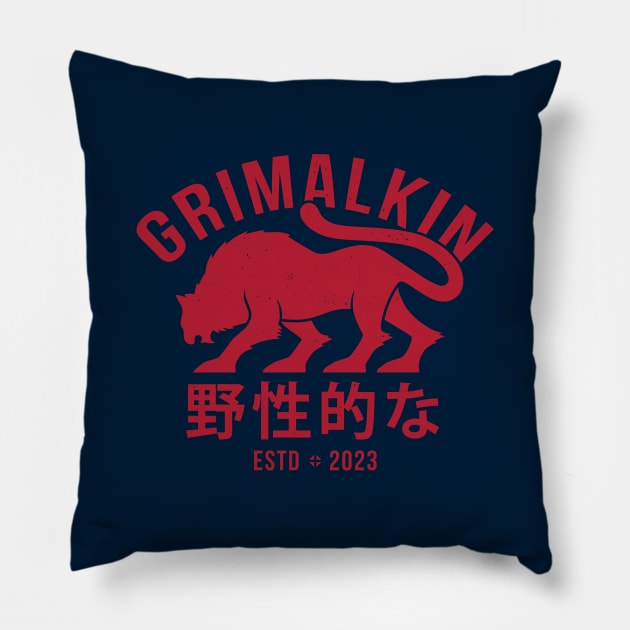 Grimalkin Pillow by Alundrart